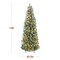 Best Choice Products Pre-Lit Artificial Scotch Pine Pencil Christmas Tree w/ LED Lights Metal Stand